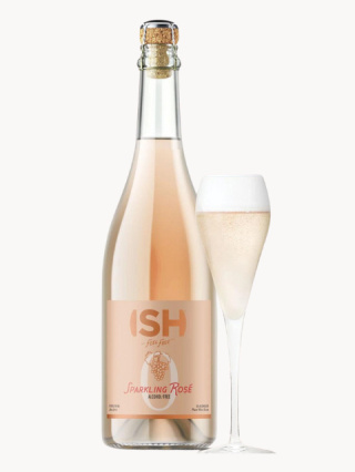 CHÂTEAU DEL ISH SPARKLING ROSE - Różowe Musujące Wino Bezalkoholowe