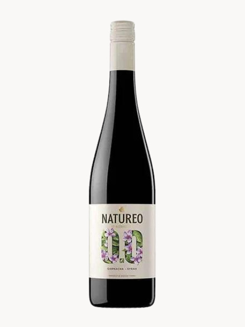 czerwone wino bez alkoholu Syrah Natureo 0,0