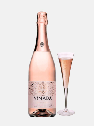 VINADA TEMPRANILLO ROSÉ - Różowe Musujące Wino Bezalkoholowe