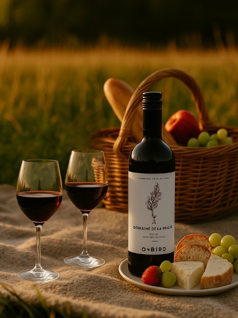 ODDBIRD MERLOT SHIRAZ - Czerwone Wino Bezalkoholowe
