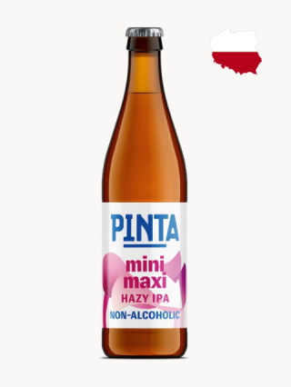 PINTA MINI MAXI HAZY IPA - Piwo Bezalkoholowe IPA