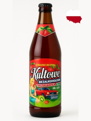 STAROPOLSKI KULTOWE - Bezalkoholowy Radler Kiwi | Truskawka
