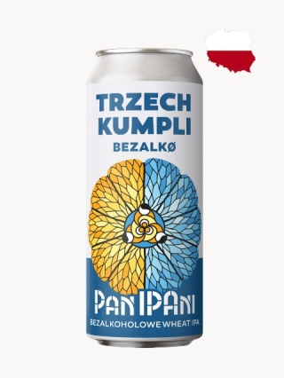 TRZECH KUMPLI PAN IPANI - Piwo Bezalkoholowe IPA