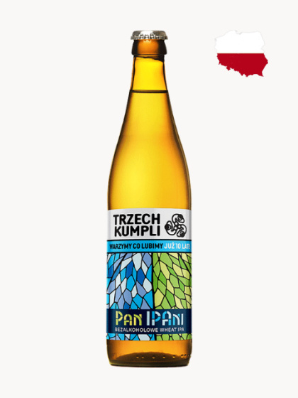 TRZECH KUMPLI PAN IPANI - Piwo Bezalkoholowe IPA