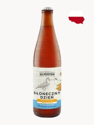 ZA MIASTEM SŁONECZNY DZIEŃ - Piwo Bezalkoholowe Pszeniczne