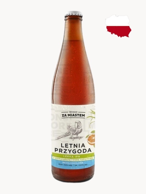 Bezalkoholowe piwo IPA za miastem letnia przygoda Bezalkoholowe piwo IPA za miastem letnia przygoda